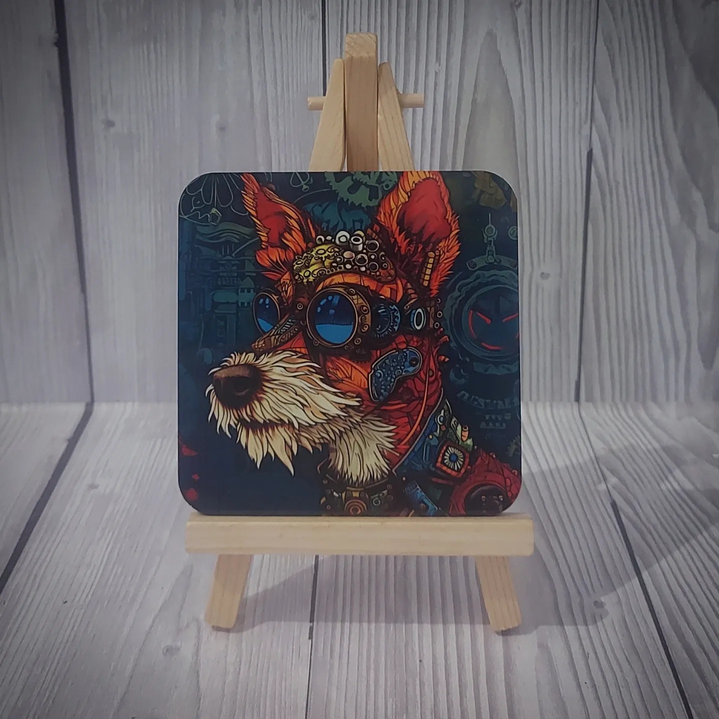 Steam Punk Dog Coasters
