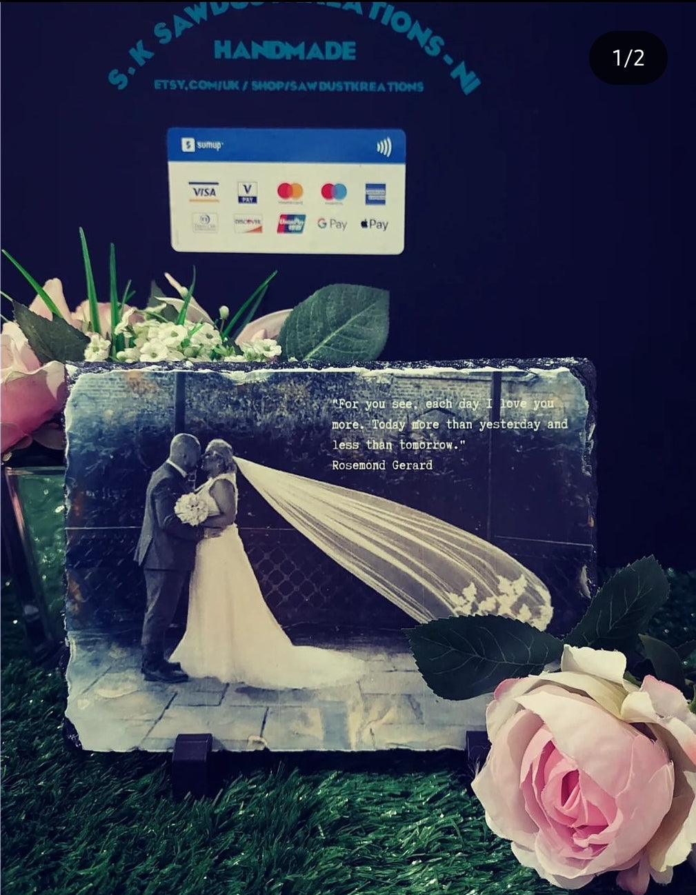 Custom-Made Rock Slate Photo Frames: The Perfect Gift