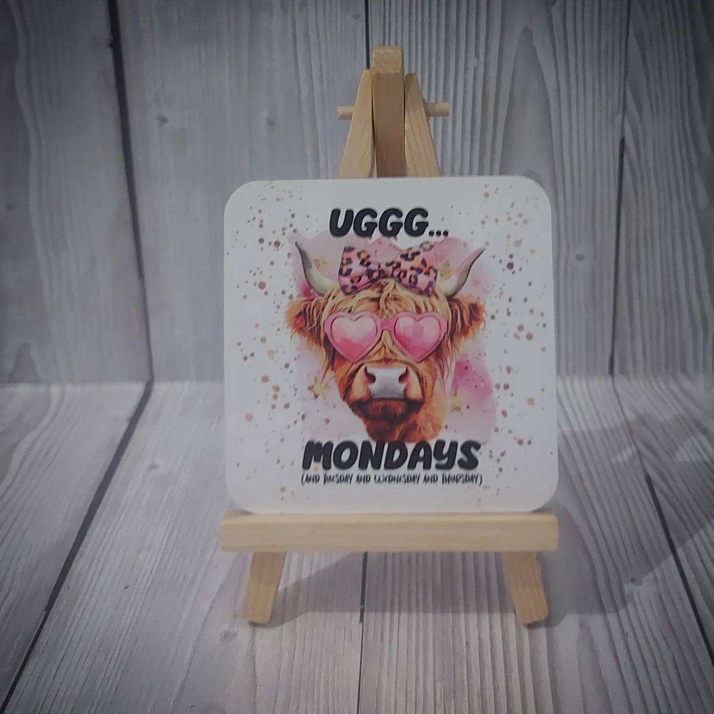 Quirky Sarcasm Animal Coasters
